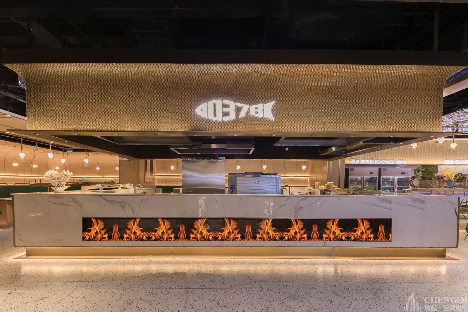 自助餐厅空间设计图片,自助餐厅空间设计实景图