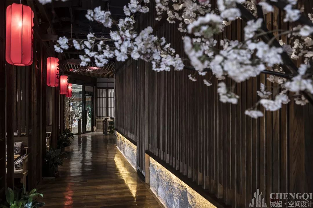 料理店装饰实景图,料理店装饰布局图