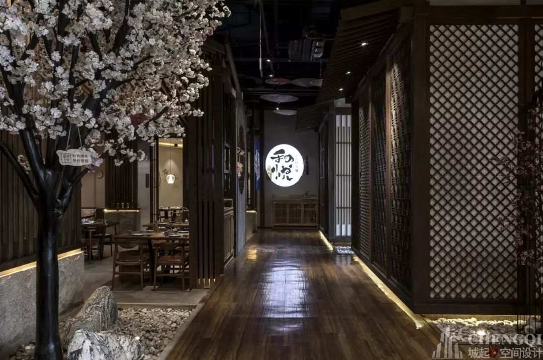 料理店空间设计效果图,料理店装饰图片