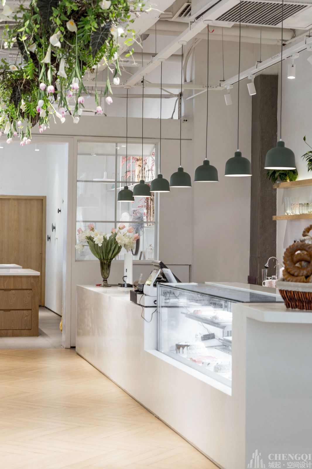 甜品店装修实景图,甜品店装修布局图