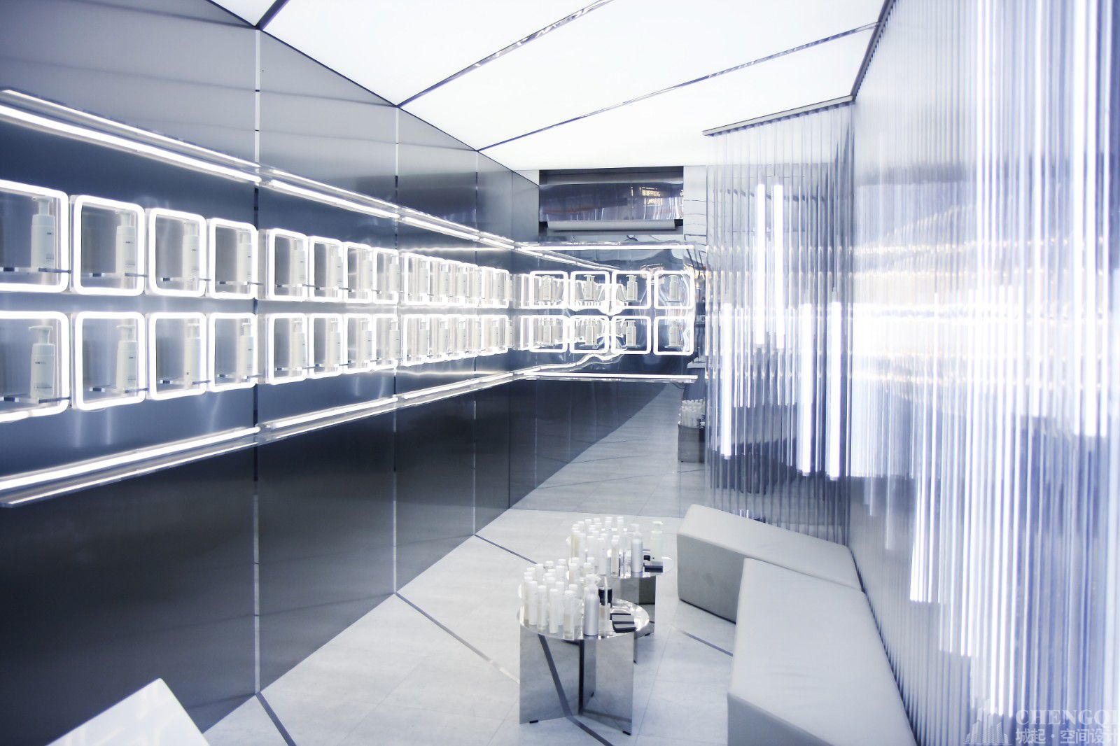 实验室装修设计效果图,实验室设计实景图