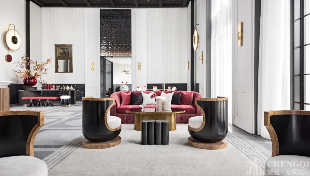 售楼处装修效果图,售楼部空间设计实景图