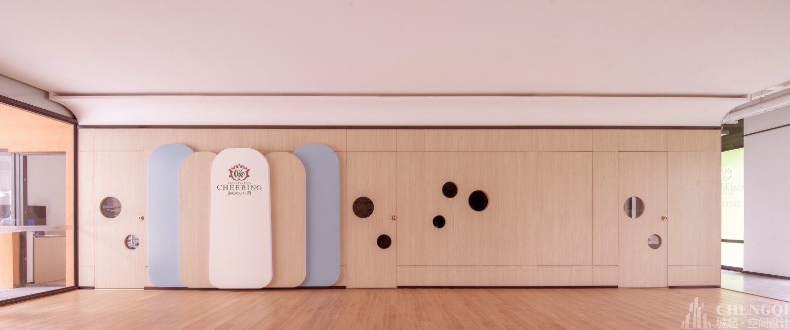 学校空间设计效果图,学校装饰实景图