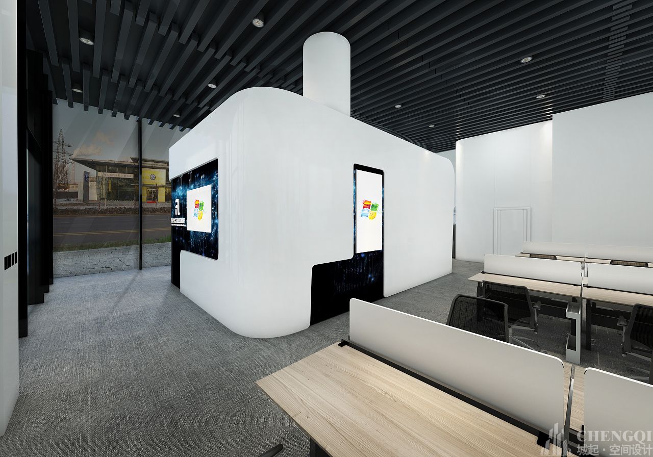 实验空间装修设计效果图,实验空间设计实景图