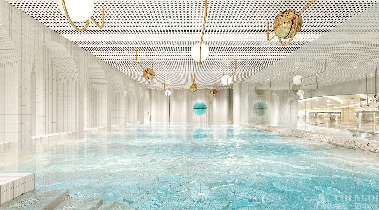 游泳馆设计效果图,游泳馆装修布局图
