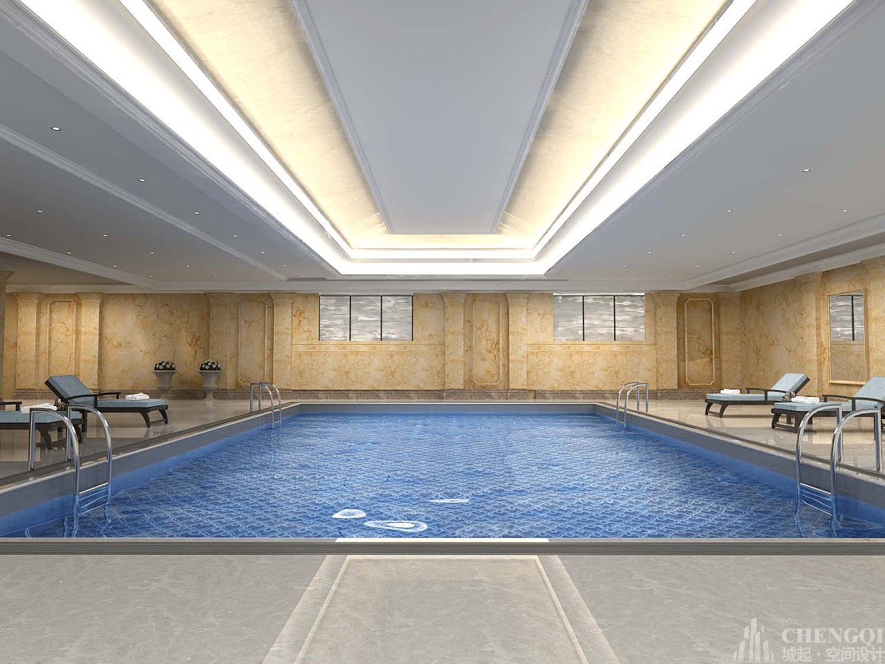 游泳馆装饰图片,游泳馆装饰效果图