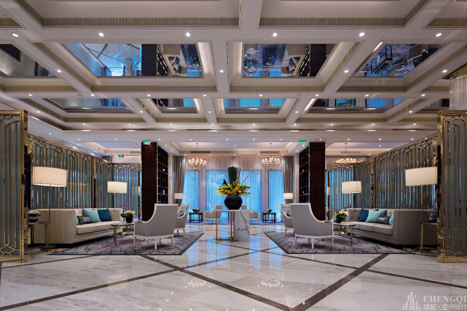 售楼处空间设计实景图,售楼处空间设计图片