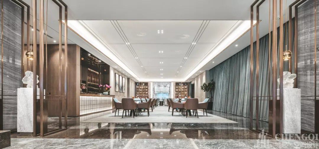 售楼处空间设计布局图,售楼处空间设计案例图