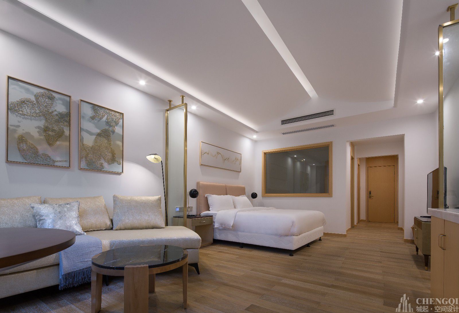 月子中心装饰效果图,月子中心空间设计布局图