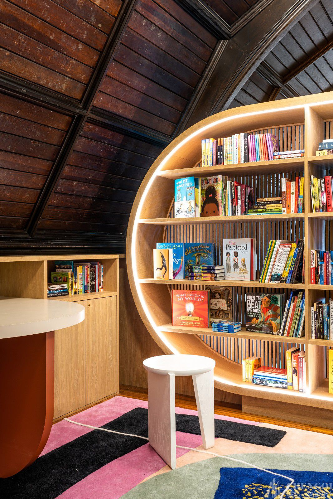 图书馆装饰案例图,图书馆装饰图片