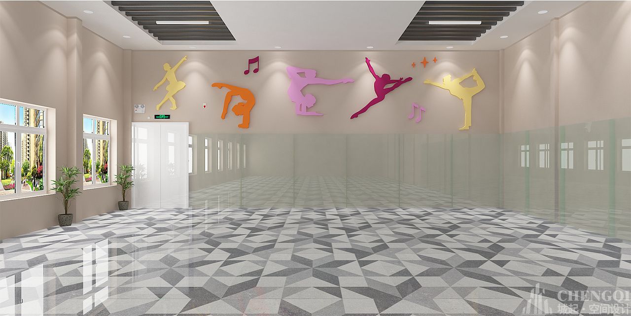 舞蹈房装饰案例图,舞蹈房装饰图片
