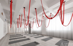 舞蹈房装饰实景图,舞蹈房装饰效果图