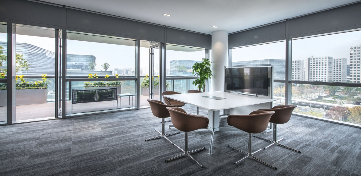 会议室设计效果图,办公室会议室装修设计图