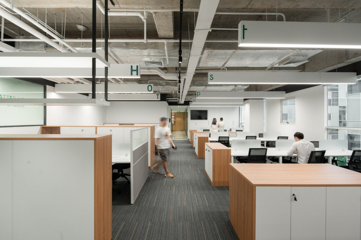 现代简约风格办公室装饰设计效果图,办公室装饰设计效果图