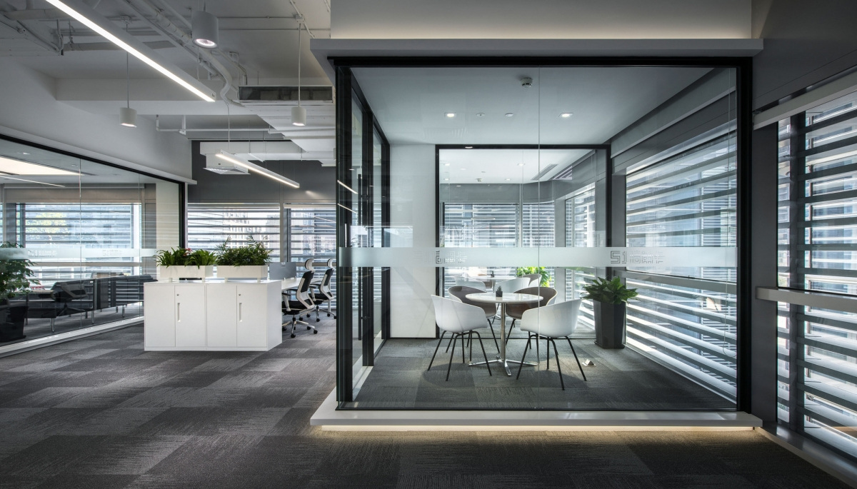 洽谈区装饰设计效果图,办公室洽谈区设计图