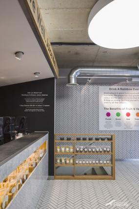 时尚奶茶店室内装饰装修设计效果图