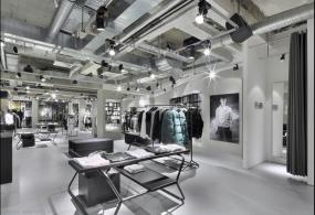 简约黑白服装店装修风格