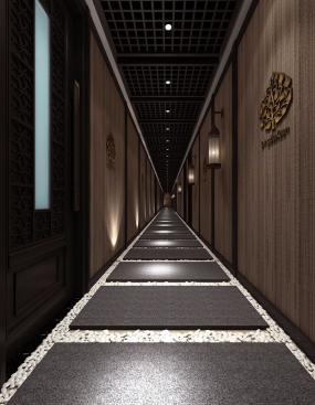 足浴店室内壁纸装修效果图片