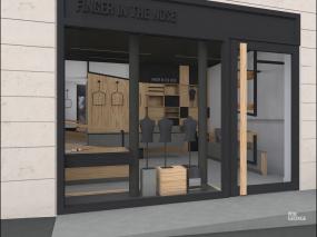 北欧风格童装店简装修设计效果图