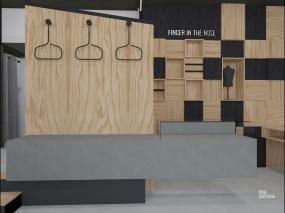 时尚简约风格童装店简装修效果图