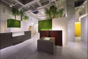 小清新美发店风格装修设计