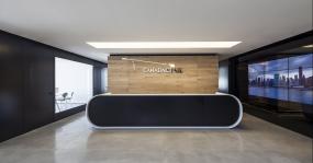 办公室前台设计装修效果图