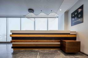 办公室前台装饰画设计图