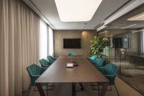 办公室会议室沙发靠背装修效果图