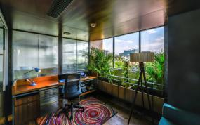 总经理办公室中式吊灯效果图片