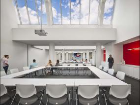 办公室会议室落地灯装修效果图片