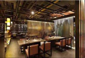 烧烤火锅一体店装修效果图