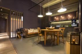 小型美发店装修设计效果图