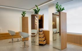 50平米美发店装修风格图片