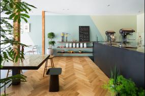 奶茶店店面门头装饰装修效果图片