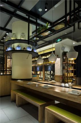 时尚饭店吊顶装修效果图