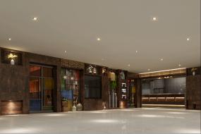 时尚饭店吊顶装修效果图大全