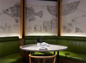 饭店包间新中式装修效果图