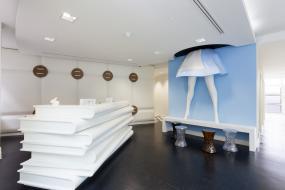 公司室内前台设计装修效果图