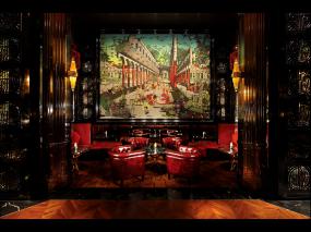 中式会所室内设计效果图片