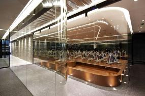 健身房室内木质吊顶装修效果图片