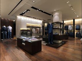 服装店装修风格吊顶设计效果图大全