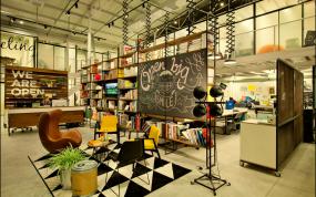 公司前台设计效果图2018图片