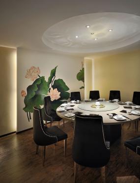 现代简约中式火锅店装饰装修效果图