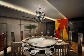 小火锅店吊顶设计装修效果图片