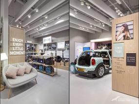 室内现代简约风格童装店装修效果图