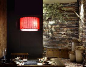 火锅店背景墙造型装修效果图片