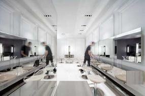 现代50平米美发店装修风格图片