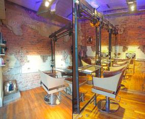 最新美发店装修吊灯图片