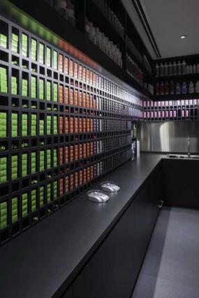 美发店墙面设计装修效果图片大全