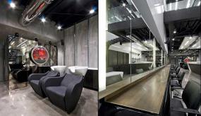 现代简约风格美发店装修图设计欣赏